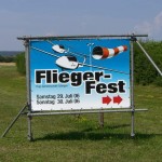 schild Fliegerfest klemm treffen